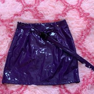 Latex skirt